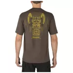 Футболка з малюнком "5.11 Owl Tee" Chocolate 2 Футболка з малюнком "5.11 Owl Tee" Chocolate 2