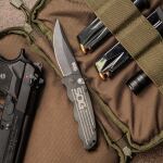 Розкладний ніж SOG Tac Ops, Black Micarta 7