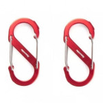 Карабін Naturehike S-type, 50 мм. Комплект 2 шт. Червоний