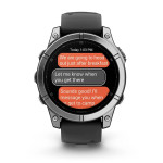 Смарт-годинник Garmin Fenix E Stainless Steel/Black, GPS, 47 мм. Чорний 7
