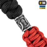 Темляк M-Tac Loopy Snake Scandinavian Сріблястий Чорний&Червоний 4