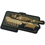 Патч (шеврон) «M1A1 Abrams» від Patch hunter. М’який ПВХ пластик. Койот 3 Патч (шеврон) «M1A1 Abrams» від Patch hunter. М’який ПВХ пластик. Койот 3