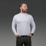 Кофта-лонгслив Ukrarmor Pulse Longsleeve. Cotton and Elastane. Белый 2 Кофта-лонгслив Ukrarmor Pulse Longsleeve. Cotton and Elastane. Белый 2