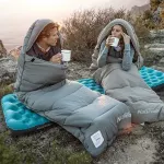 Спальник з капюшоном Naturehike M400 NH20MSD02, (1°C), лівий, зелений 3 Спальник з капюшоном Naturehike M400 NH20MSD02, (1°C), лівий, зелений 3