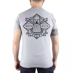 Футболка з малюнком "5.11 Tactical Train With Purpose" Heather Grey 4 Футболка з малюнком "5.11 Tactical Train With Purpose" Heather Grey 4
