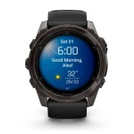 Смарт-годинник Garmin Fenix 8 Amodel Sapphire, Carbon Grey DLC Titanium, 46 mm, Чорний 6 Смарт-годинник Garmin Fenix 8 Amodel Sapphire, Carbon Grey DLC Titanium, 46 mm, Чорний 6