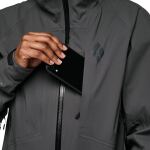 Мембранна жіноча куртка Black Diamond W Highline Stretch Shell, Anthracite 9 Мембранна жіноча куртка Black Diamond W Highline Stretch Shell, Anthracite 9