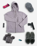 Куртка женская флисовая "Pink" Iron Grey 11 Куртка женская флисовая "Pink" Iron Grey 11