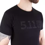 Футболка з малюнком "5.11 Tactical Topo Logo" Black 3 Футболка з малюнком "5.11 Tactical Topo Logo" Black 3