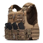 Бойовий бронежилет IBV-2 (Stanag 2920). Вага 4.3 кг. Збільшена площа захисту. Койот. L/XL 14