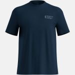 Футболка Odlo Cotton Blend Unlimited, Dark Sapphire 6 Футболка Odlo Cotton Blend Unlimited, Dark Sapphire 6