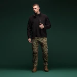 Флисовая кофта Ukrarmor Patrol Pullover Fleece Black. Polyester, windproof 7 Флисовая кофта Ukrarmor Patrol Pullover Fleece Black. Polyester, windproof 7