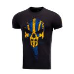 Футболка M-Tac Месник Чорна/Жовта/Синя, black/Yellow/Blue