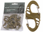 Карабін Sturm Mil-Tec S-HOOK Coyote (10 шт) Coyote 2 Карабін Sturm Mil-Tec S-HOOK Coyote (10 шт) Coyote 2