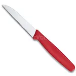 Ніж Victorinox кухонний Standart 8см, серрейтор, червоний, клинок 80 мм, сталь X50CrMoV15 (5.0431)