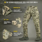 Штаны M-Tac Aggressor Gen II Flex Rip-Stop. Пиксель (мм-14) 5 Штаны M-Tac Aggressor Gen II Flex Rip-Stop. Пиксель (мм-14) 5
