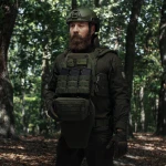 Сумка-напашник стандартная 2-го класса защиты. Материал Cordura 1000. Олива 5