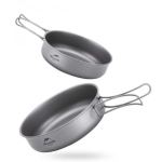 Patelnia tytanowa z rozkładaną rączką 17 cm Naturehike NH18T010-A 2