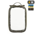 Органайзер утилитарный прозрачный M-Tac Elite Small (22х14 см) Олива (Темная) 2