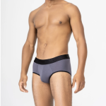 Трусы мужские брифы Men's Set Anatomic Briefs 2.0 Black Series Micromodal. Графит 4