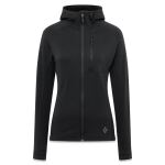 Жіноча флісова кофта з рукавом реглан Black Diamond W Coefficient Hoody, Black