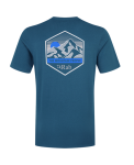 Футболка чоловіча Rab Stance Mountain Peak Tee, Tempest Blue 2 Футболка чоловіча Rab Stance Mountain Peak Tee, Tempest Blue 2