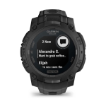 Смарт-годинник Garmin Instinct 3 Solar Tactical, 45 mm. Чорний 11