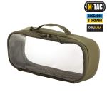 Органайзер утилитарный прозрачный M-Tac Elite Medium (26х11 см) Олива (Темная)