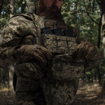 Сумка-напашник стандартна 1-го класу захисту. Матеріал Cordura 500D. Піксель (мм-14) 9