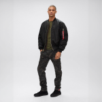 Куртка Alpha Industries MA-1 Bomber Jacket. Чорний 2