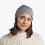 Шапка Buff Merino Heavyweight Beaney, Solid Light Grey 5 Шапка Buff Merino Heavyweight Beaney, Solid Light Grey 5