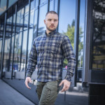Рубашка M-Tac Redneck Shirt. Олива/Синий 2