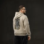 Зіп-худі «War Eyes» від libkos×ukrarmor. Бежевий 2 Зіп-худі «War Eyes» від libkos×ukrarmor. Бежевий 2