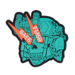 Патч (шеврон) «Totenkopf Flashback» R3ICH. М’який ПВХ пластик. Тіфані