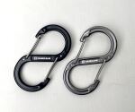 Набір алюмінієвих сервісних карабінів Base Camp Sigma 8 Wire Set, 2 шт, Black/Grey 2 Набір алюмінієвих сервісних карабінів Base Camp Sigma 8 Wire Set, 2 шт, Black/Grey 2