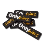 Патч (шеврон) «onlywars» от onlywars.store. Черный, 9 х 2.5 см 2 Патч (шеврон) «onlywars» от onlywars.store. Черный, 9 х 2.5 см 2