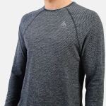 Реглан Odlo Essential Seamless, Grey Melange 4 Реглан Odlo Essential Seamless, Grey Melange 4