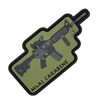 Патч (шеврон) «M4A1 Carabine» от А.Т.А.К.А. Мягкий ПВХ пластик. Олива 2