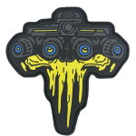 Патч (шеврон) «Night Vision Ukraine edition» від А.Т.А.К.А. М’який ПВХ пластик