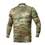 Рашгард тактический Raptor Rashguard Multicam. Slim fit, полиэстер