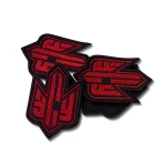 Шеврон (нашивка) Тризуб ЗСУ, 8.5х5.5 см. Червоно-чорний 3 Шеврон (нашивка) Тризуб ЗСУ, 8.5х5.5 см. Червоно-чорний 3