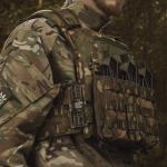 Потрійний підсумок під магазини АК/АR. Cordura 500D. Molle. Мультикам темний 5