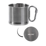 Кружка нержавіюча Sturm Mil-Tec® "Stainless Steel Karabiner Cup" (500 ml) Steel 2 Кружка нержавіюча Sturm Mil-Tec® "Stainless Steel Karabiner Cup" (500 ml) Steel 2