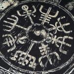 Футболка с рисунком "Valhalla Logo" Combat Black 6