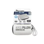 Надувна подушка с пухом Sea to Summit Aeros Down Pillow Deluxe, 12 × 59 × 38 см, Regular/Large/Deluxe – Сіра 4 Надувна подушка с пухом Sea to Summit Aeros Down Pillow Deluxe, 12 × 59 × 38 см, Regular/Large/Deluxe – Сіра 4