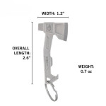 Мультитул брелок Gerber Hatchet. Белый 3