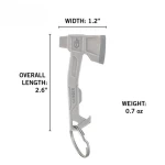 Мультитул брелок Gerber Hatchet. Белый 3