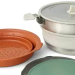 Набор посуды Sea to Summit Detour Essentials Camp Kitchen Kit 5 л – Серебристый 2 Набор посуды Sea to Summit Detour Essentials Camp Kitchen Kit 5 л – Серебристый 2