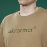Мужская футболка с логотипом Logo Tee Ukrarmor. Cotton. Цвет койот 2 Мужская футболка с логотипом Logo Tee Ukrarmor. Cotton. Цвет койот 2