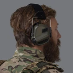 Активні навушники Earmor М31. Олива. Захист IPX-5, ударостійкі 6 Активні навушники Earmor М31. Олива. Захист IPX-5, ударостійкі 6